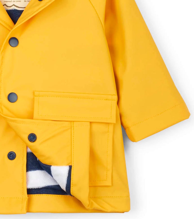 Hatley Baby Boys Printed Raincoats, Yellow, 18-24 Months - Image 4
